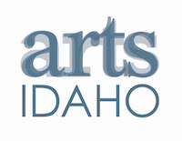 Blue Idaho Arts Commission Logo.