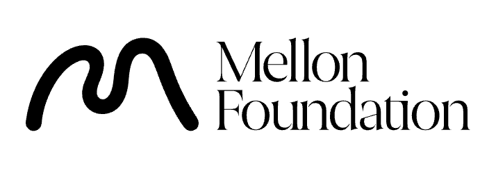Black and white Mellon Foundation logo